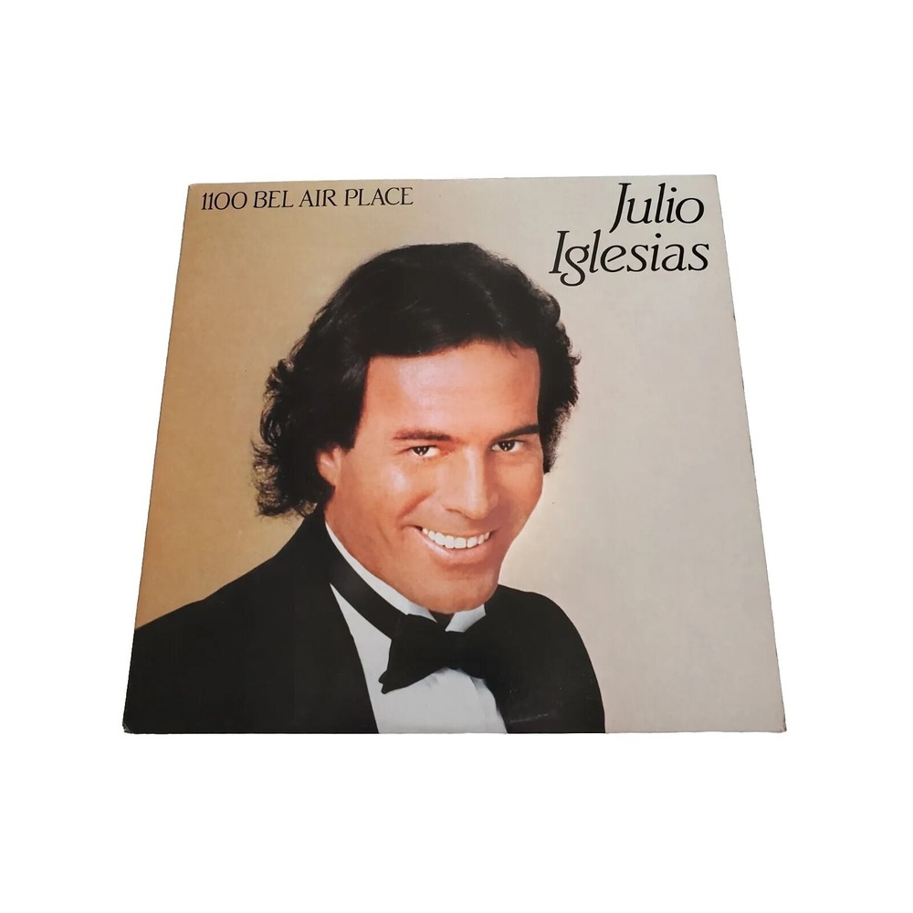 Julio Iglesias 1100 Bel Air Place Vinyl, 1984, Columbia USA Tested VG+